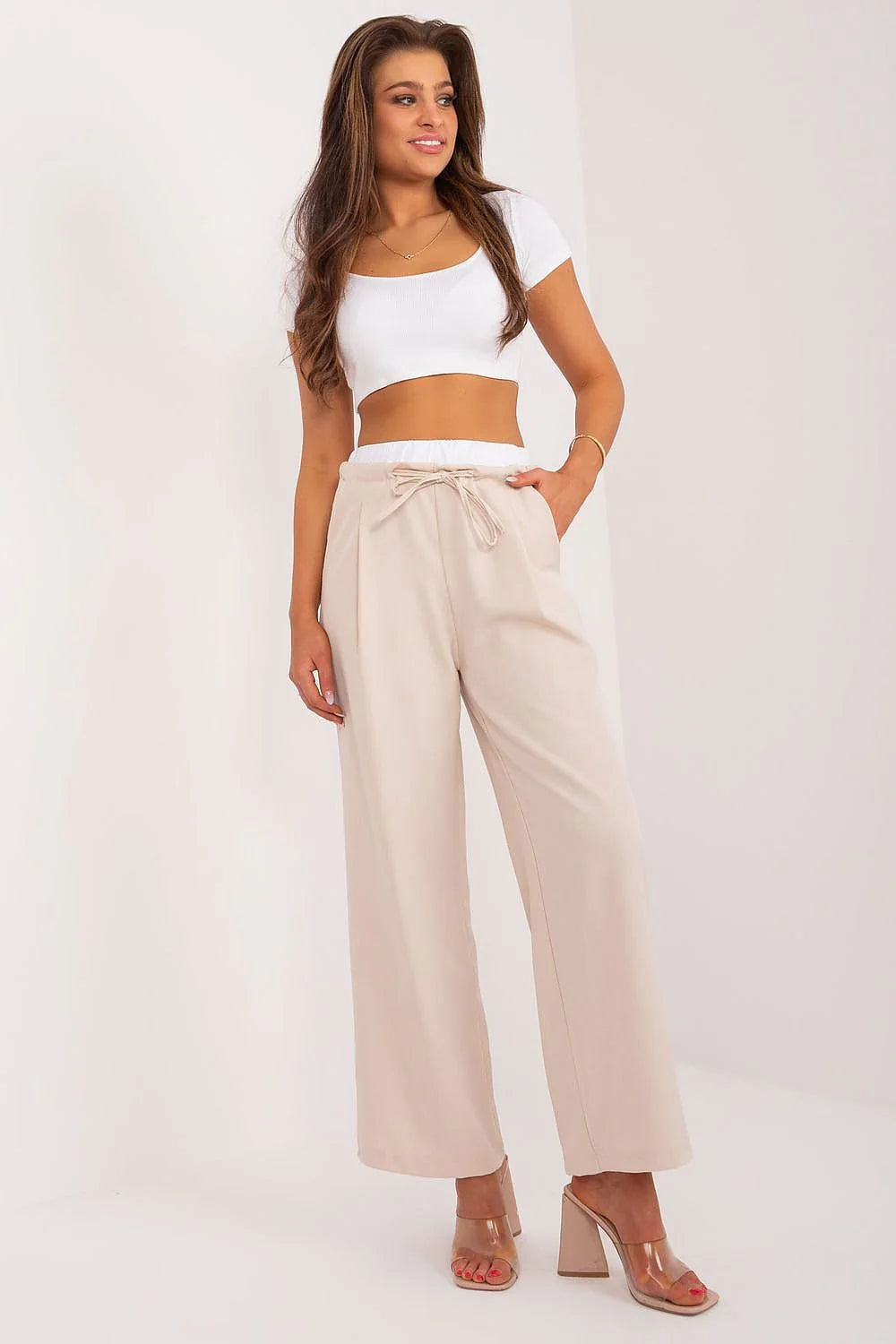 Women Trousers Model 196178 Italy Moda