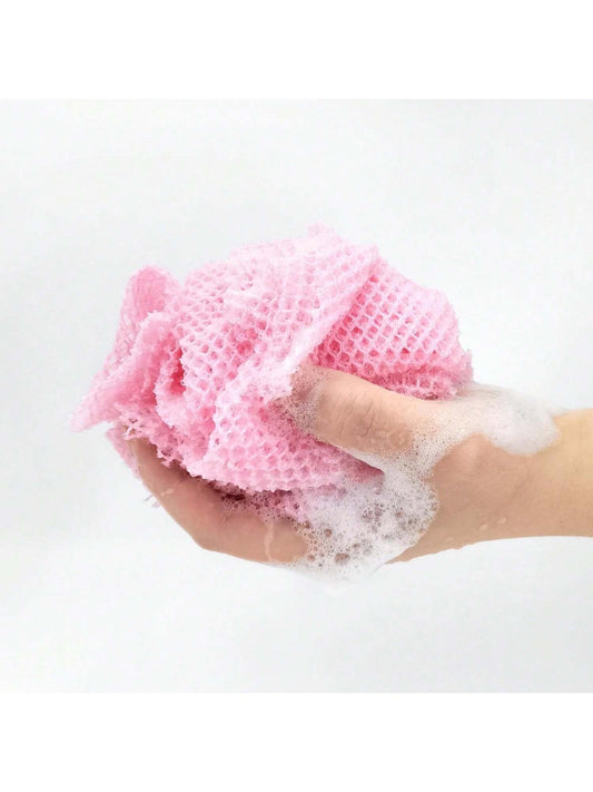 African Net Sponge, Exfoliating Body Scrubber, Body Exfoliator, Long Net Sponge, 17 Colors, Sapo, Shower Bath Accessories, Back Foot Scalp Scrub, Flat Dead Skin Remover Body Wash Home Bathroom Decor Summer