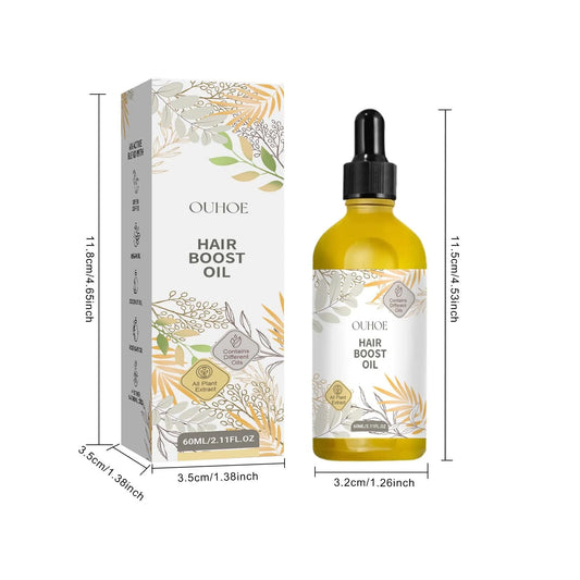 Hair Growth Oil, Veganic Natural Hair Growth Oil, Hair Density Essential Oil, Natural Hair Regrowth Serum for Women & Men Anti-Frizz Hair Serum, Hair Care Essential Oil Reduce Dry Hair