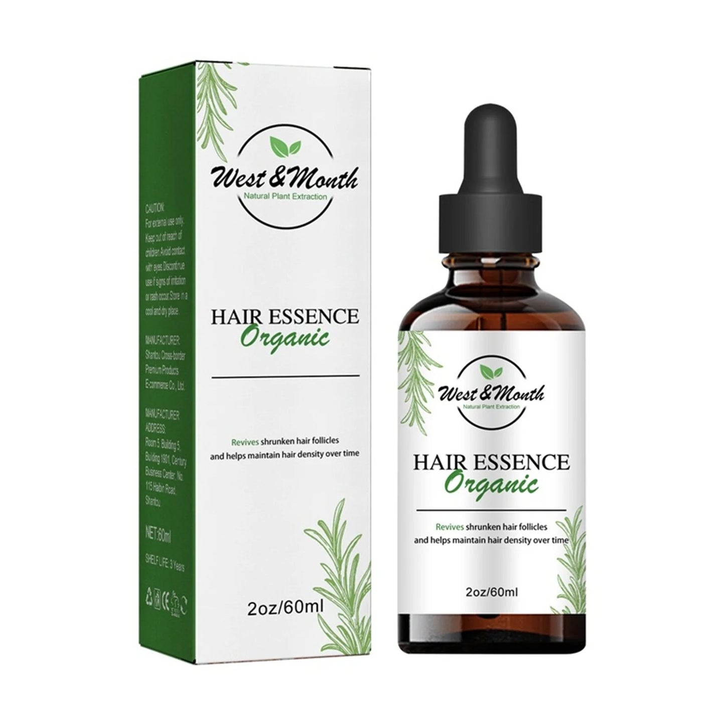 Hair Density Essential Oil,Veganic Natural Hair Growth Oil,Natural Hair Serum Anti-Frizz Hair Serum,Natural Hair Regrowth Essential Oil for Women & Men