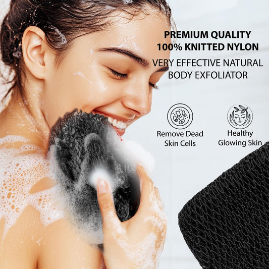 African Net Sponge Authentic African Exfoliating Net Sponge Long Net Bath Sponge Rag African Wash Net Shower Body Scrubber