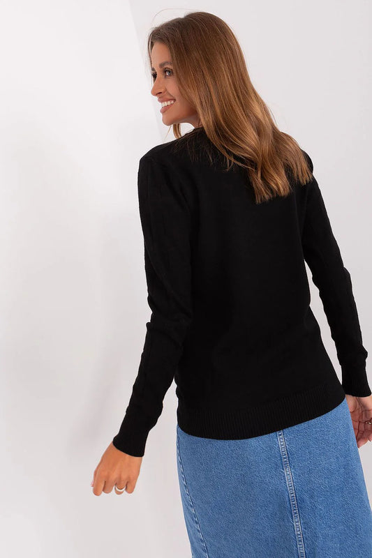 Chic Women'S Cotton Blend Sweater - Model 187554 AT