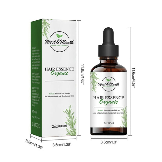 Hair Density Essential Oil,Veganic Natural Hair Growth Oil,Natural Hair Serum Anti-Frizz Hair Serum,Natural Hair Regrowth Essential Oil for Women & Men