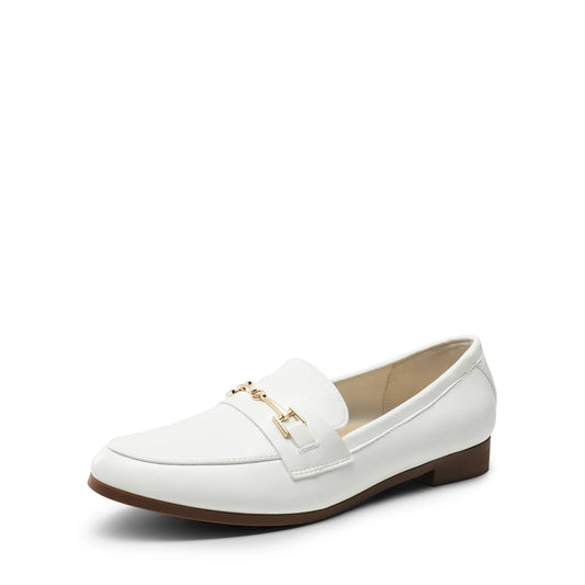 Women'S Fashion Comfortable Loafers Leather Penny Loafers Flats Shoes