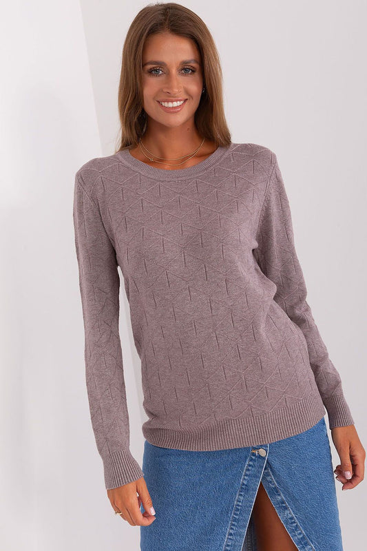 Chic Women'S Cotton Blend Sweater - Model 187554 AT