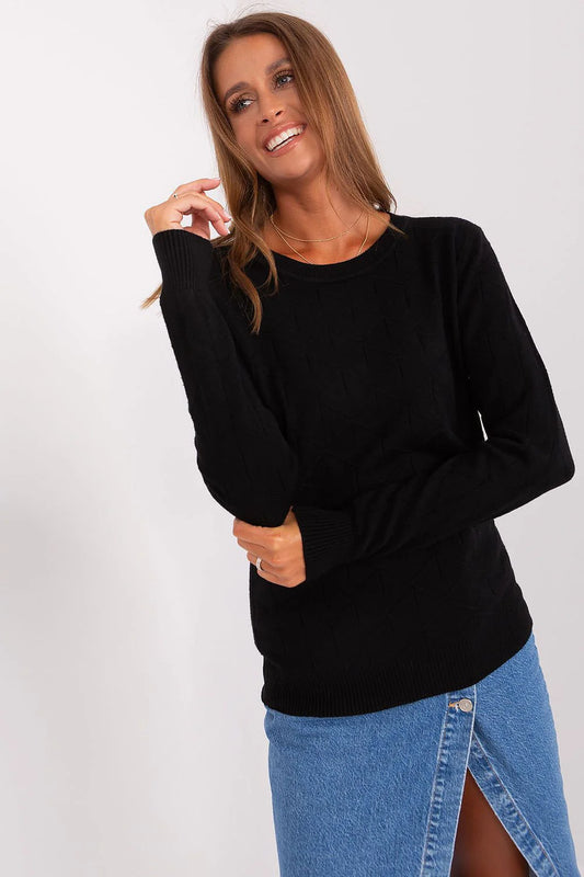 Chic Women'S Cotton Blend Sweater - Model 187554 AT