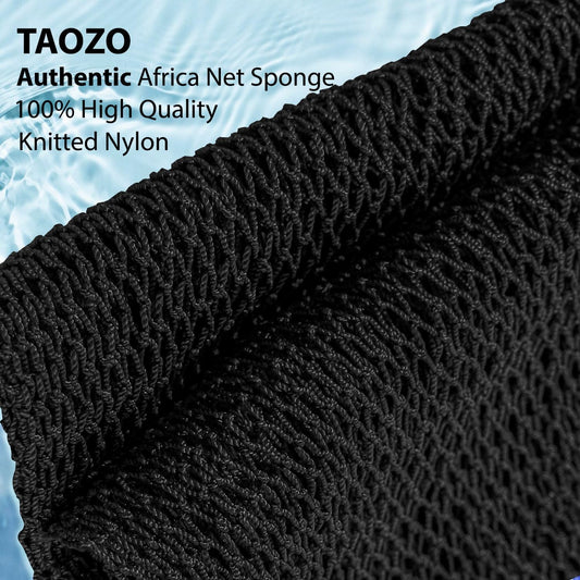 African Net Sponge Authentic African Exfoliating Net Sponge Long Net Bath Sponge Rag African Wash Net Shower Body Scrubber