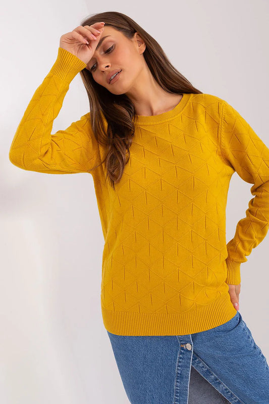 Chic Women'S Cotton Blend Sweater - Model 187554 AT