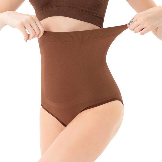 Women'S High-Waist Seamless Body Shaper Briefs Firm Tummy Control Slimming Shapewear Panties Girdle Underwear