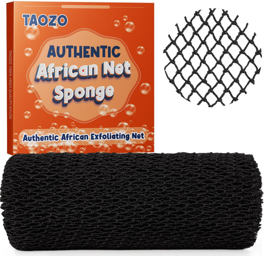 African Net Sponge Authentic African Exfoliating Net Sponge Long Net Bath Sponge Rag African Wash Net Shower Body Scrubber