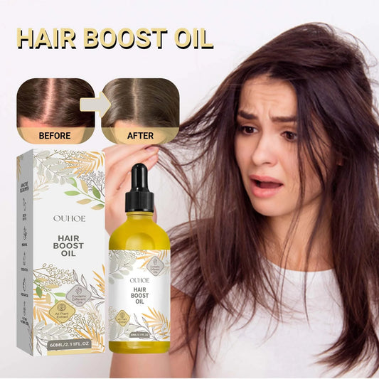 Hair Growth Oil, Veganic Natural Hair Growth Oil, Hair Density Essential Oil, Natural Hair Regrowth Serum for Women & Men Anti-Frizz Hair Serum, Hair Care Essential Oil Reduce Dry Hair