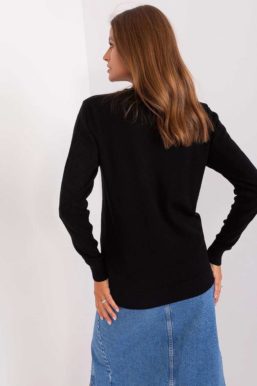 Chic Women'S Cotton Blend Sweater - Model 187554 AT