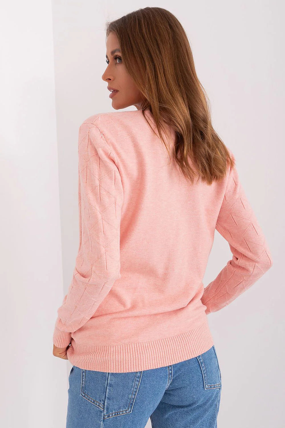 Chic Women'S Cotton Blend Sweater - Model 187554 AT