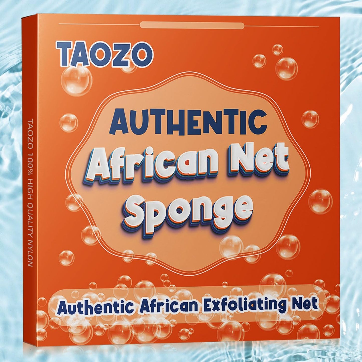 African Net Sponge Authentic African Exfoliating Net Sponge Long Net Bath Sponge Rag African Wash Net Shower Body Scrubber