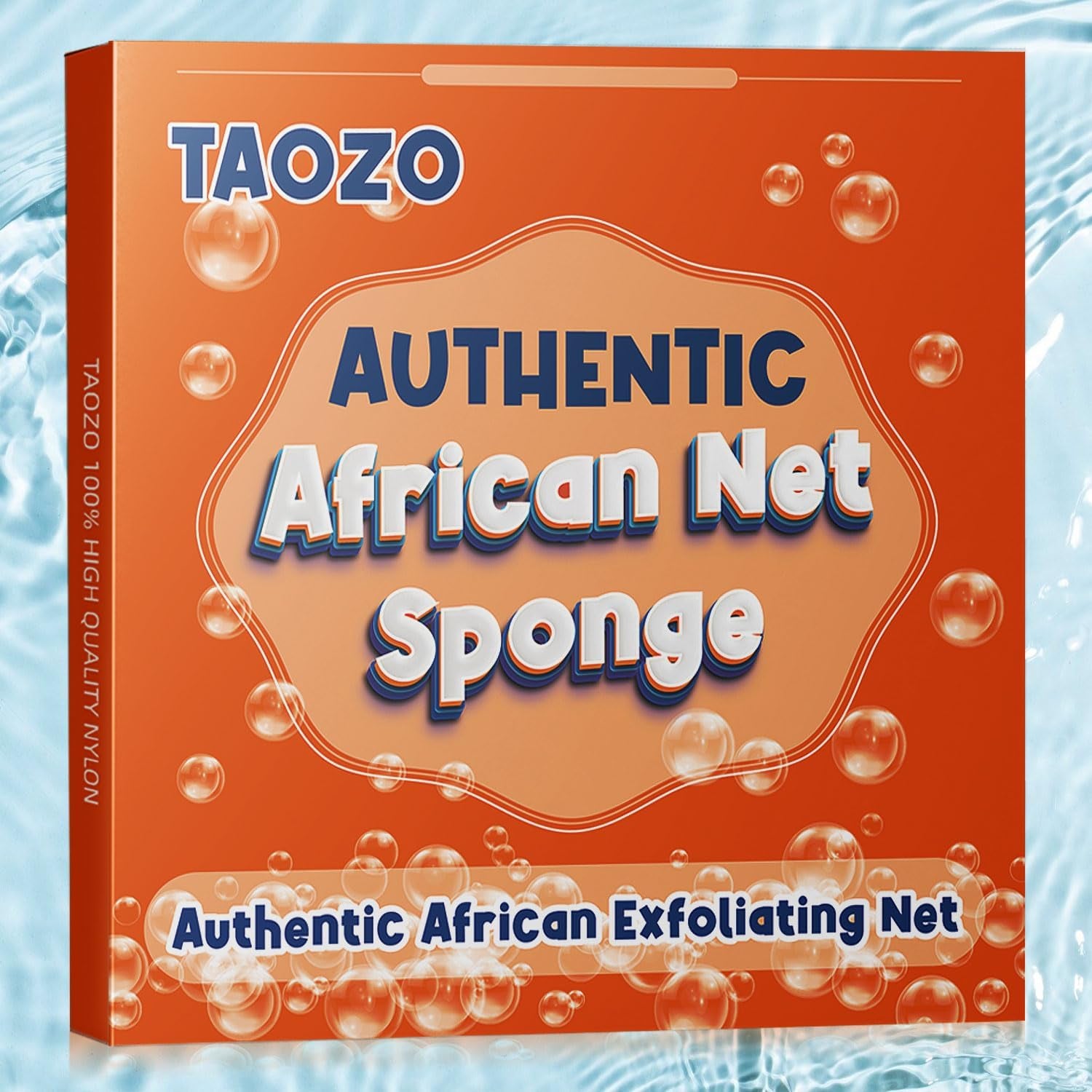 African Net Sponge Authentic African Exfoliating Net Sponge Long Net Bath Sponge Rag African Wash Net Shower Body Scrubber