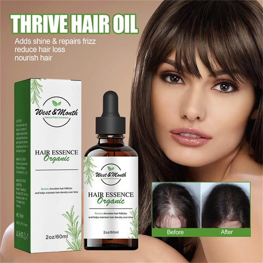 Hair Density Essential Oil,Veganic Natural Hair Growth Oil,Natural Hair Serum Anti-Frizz Hair Serum,Natural Hair Regrowth Essential Oil for Women & Men